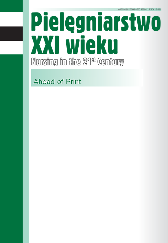 					View Vol. 24 No. AOP (2025): Pielęgniarstwo XXI wieku
				