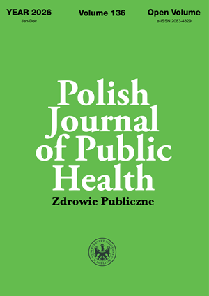 					View Vol. 136 (2026):  Polish Journal of Public Health
				